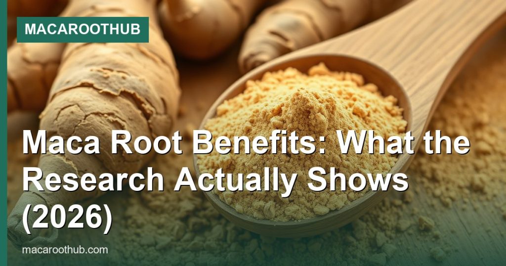 Maca Root Benefits: What the Research Actually Shows (2026) - MacaRootHub