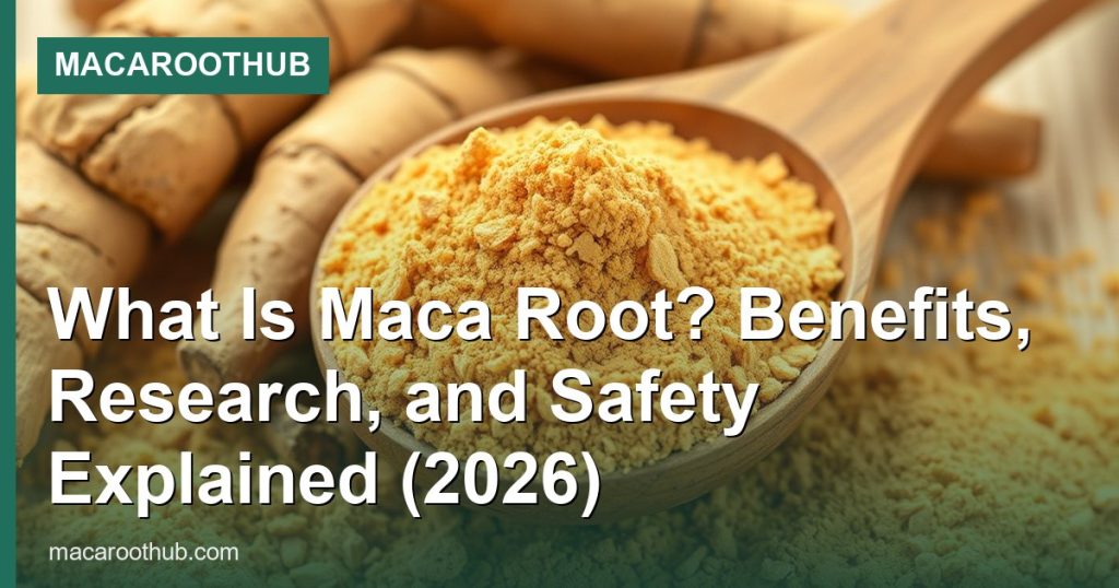 What Is Maca Root? Benefits, Research, and Safety Explained (2026) - MacaRootHub